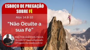 Esboço de Pregação Sobre Fé