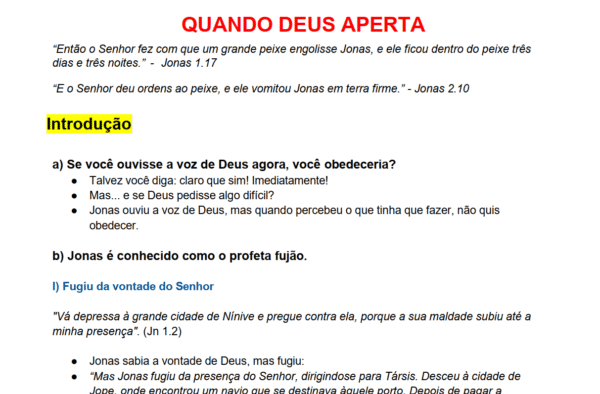 Esboço de Pregação Sobre Jonas - Imagem 2