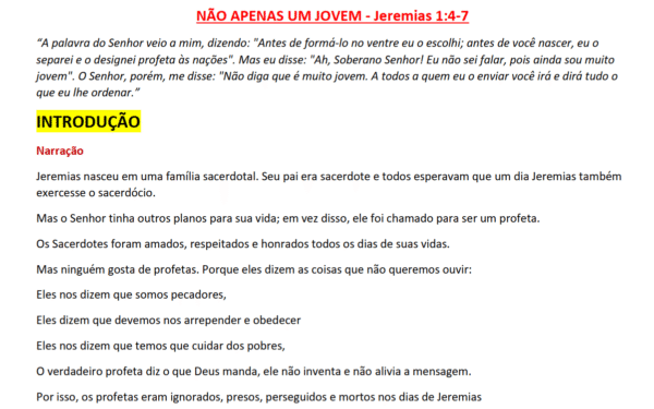 Esboço de Pregação Para Jovens - Imagem 2