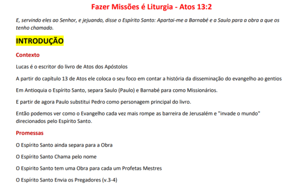 Esboço de Pregação Sobre Missões - Imagem 2
