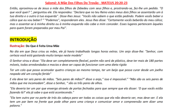 Esboço de Pregação Para o Dia das Mães e Culto de Mulheres - Imagem 2