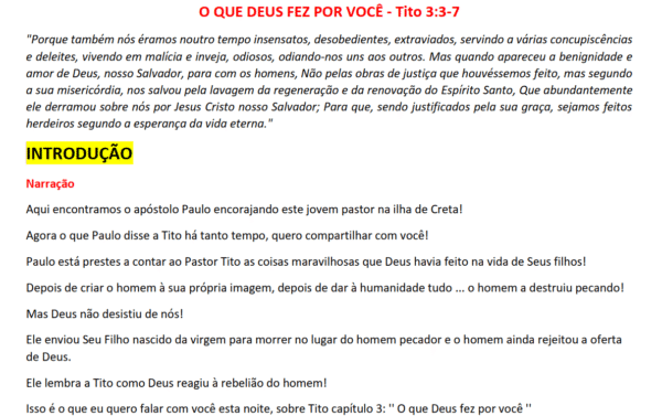 Esboço de Pregação em Tito 3:3-7 - Imagem 2